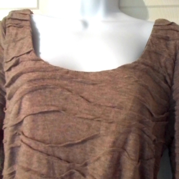 Three Pink Hearts Long Sleeves Belted Body con Lined  Dress Size Large t… - Picture 2 of 8